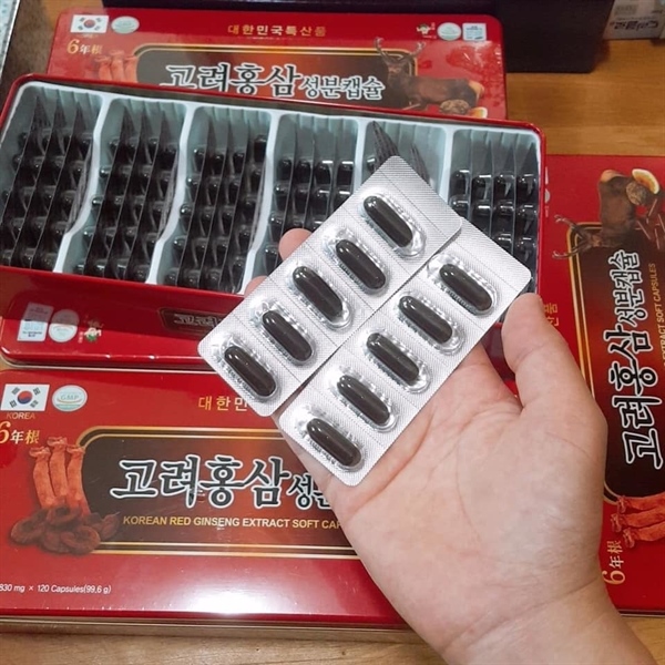 Đạm Hồng Sâm Đỏ 120V