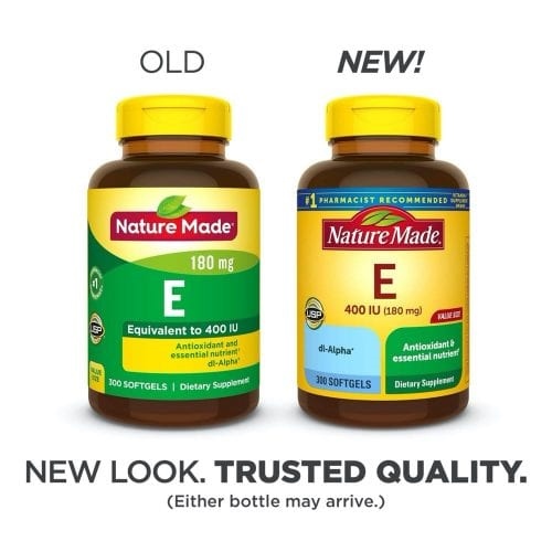 VITAMIN E NATURE MADE 180MG 300V