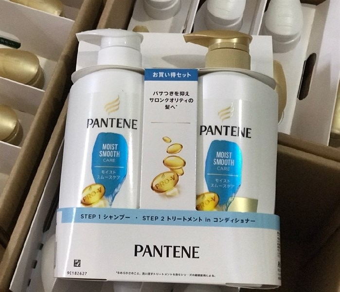 GỘI XẢ PANTENE MÀU XANH ( DƯỠNG ẨM)