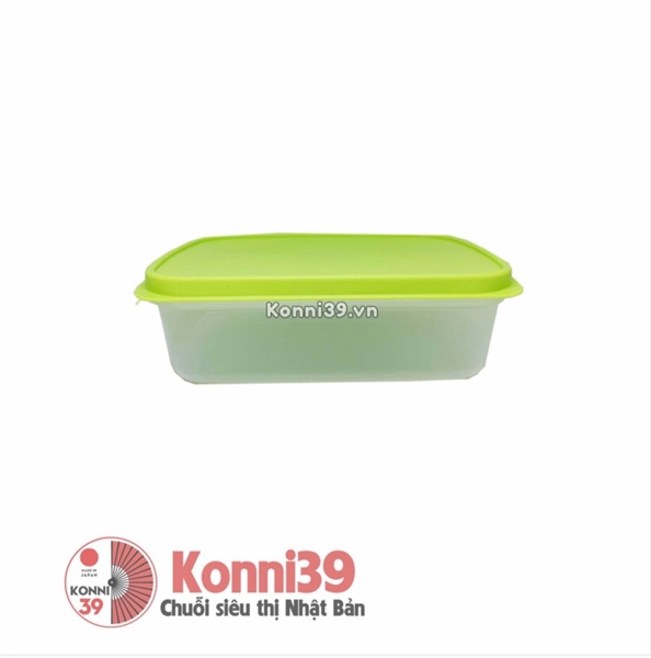 Hộp đựng thực phẩm chịu nhiệt Sanada 1350ml (xanh)