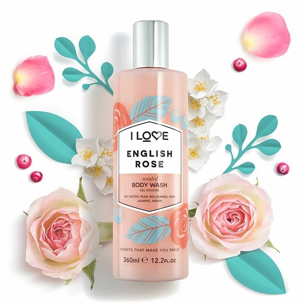 SỮA TẮM I LOVE ENGLISH ROSE 360ML