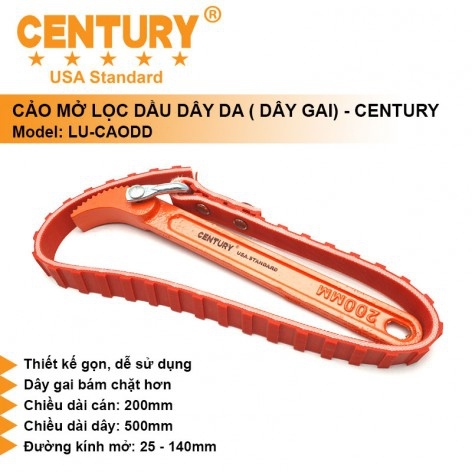 Cảo Dây Da Century ( Dây Gai Cam)