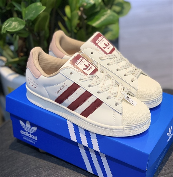 Adidas Superstar Sò Kem Đỏ