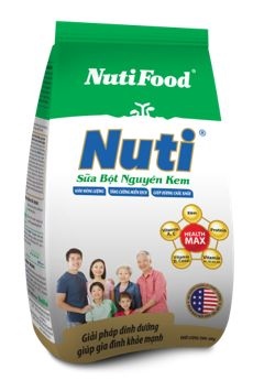 Sữa Bột Nuti Nguyên Kem Gói 400g