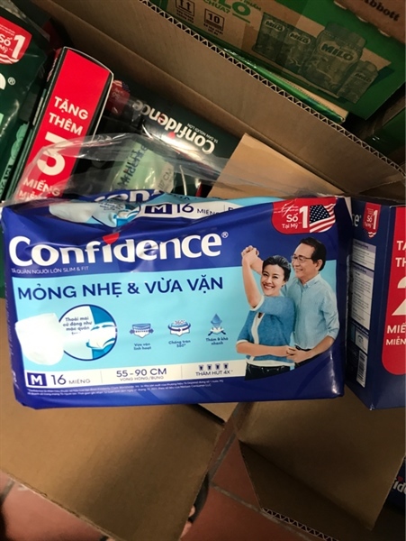 Tả quần người lớn confidence M 16 miếng
