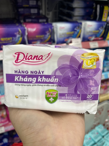 BVS Diana Sensi Hàng Ngày Kháng Khuẩn - 20m
