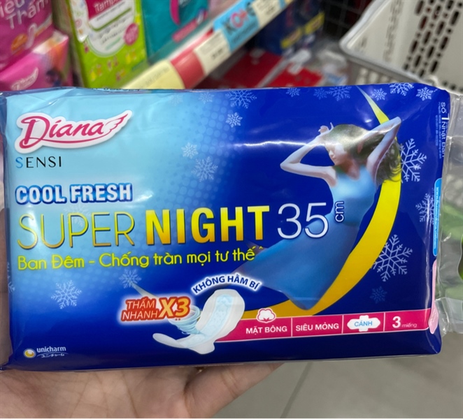 BVS Diana Sensi Cool Fresh Đêm 35cm - 3m