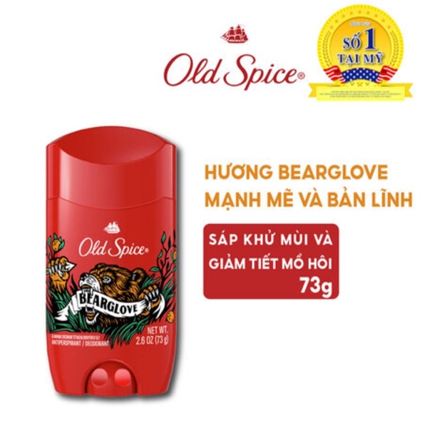 Sáp Khử Mùi Old Spice 73g - Bearglove trắng