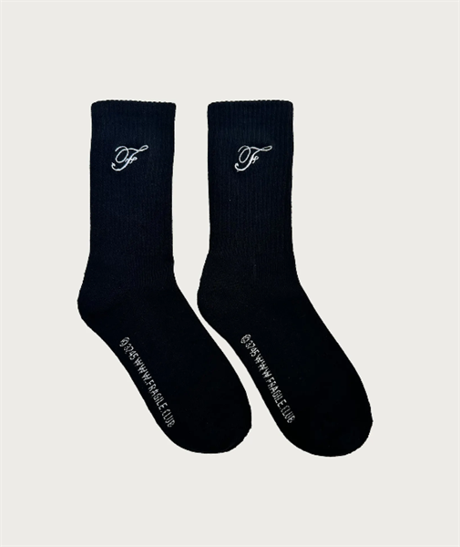 Black Cotton Socks