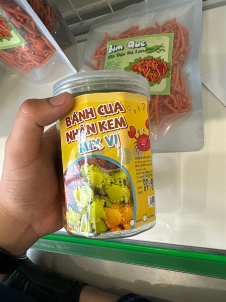Bánh Cua Nhân Kem Mix Vị