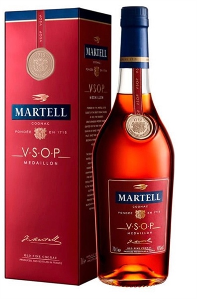 Martell VSOP 1000ml 40% ( Mẫu cũ )