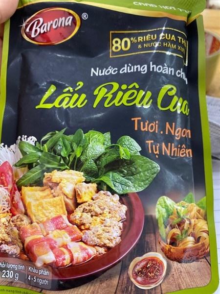 Lẩu Riêu Cua Barona 230G