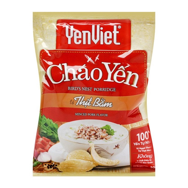 Cháo Yến Thịt Bằm Yến Việt Gói 50G