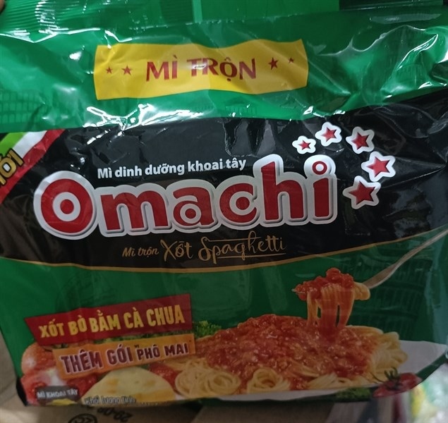 Mì Trộn Omachi Xốt Spaghetti
