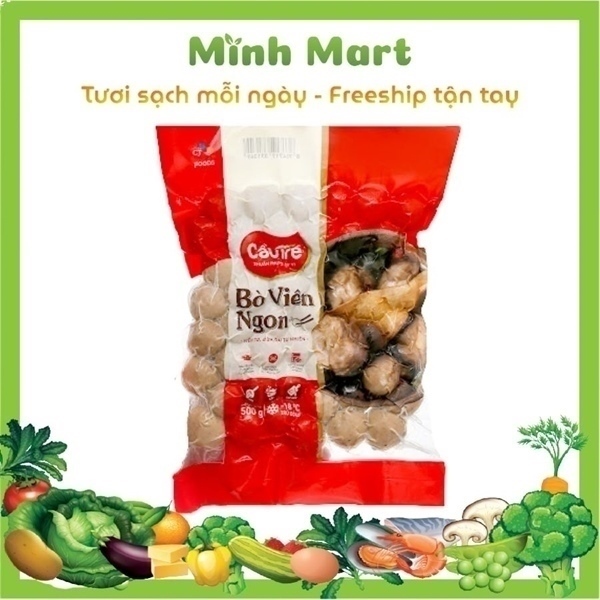 Bò Viên Ngon Cầu Tre Cj Food 500gr