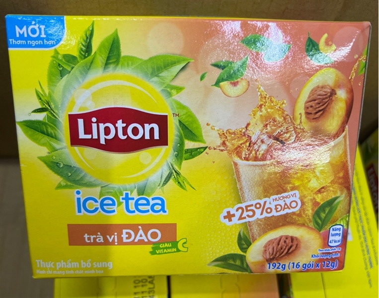 Trà Mk Lipton Ice Tea Đào 14Gx16