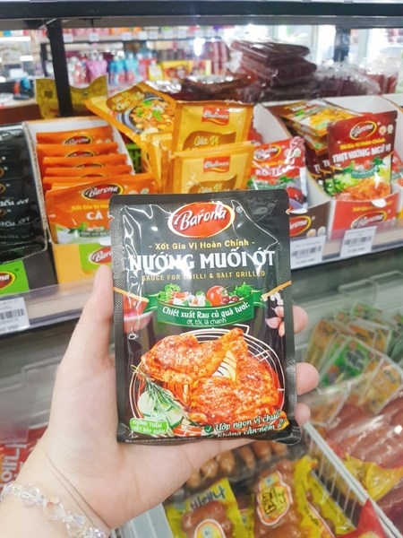 Xốt Nướng Muối Ớt Barona 80G