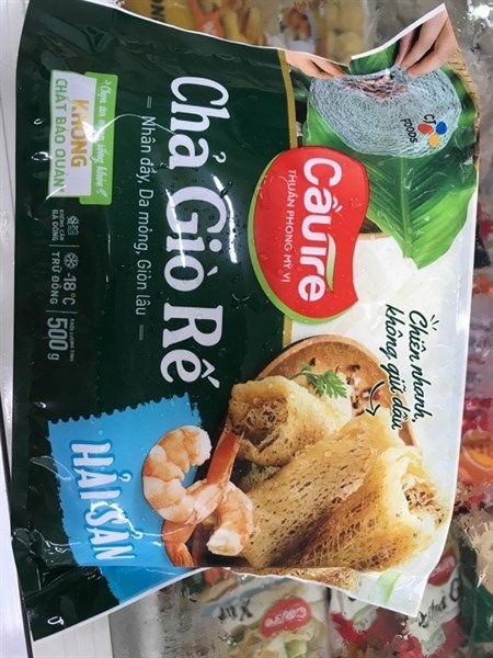 Chả Giò Rế Tôm Cua Cầu Tre (500G/Gói)