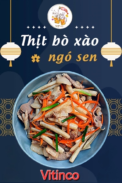 Ngó Sen Chua Ngọt