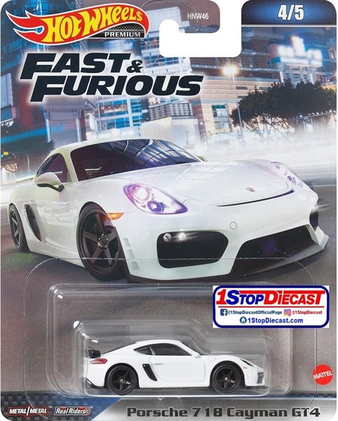 Preorder) Hot Wheels 1:64 Fast & Furious Premium 2023 A Assortment Porsche  718 Cayman Gt4