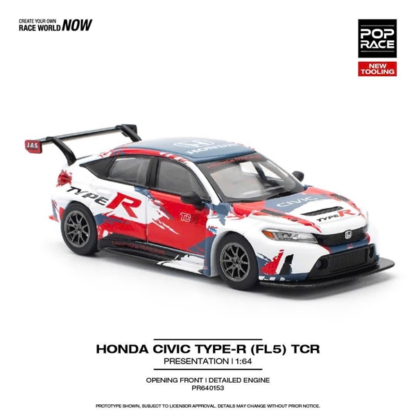 [SGTVN] PopRace PR640153 HONDA CIVIC TYPE-R (FL5) TCR PRESENTATION