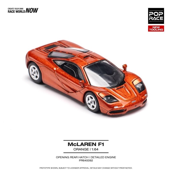 [SGTVN] Pop Race PR640092 McLaren F1 Orange