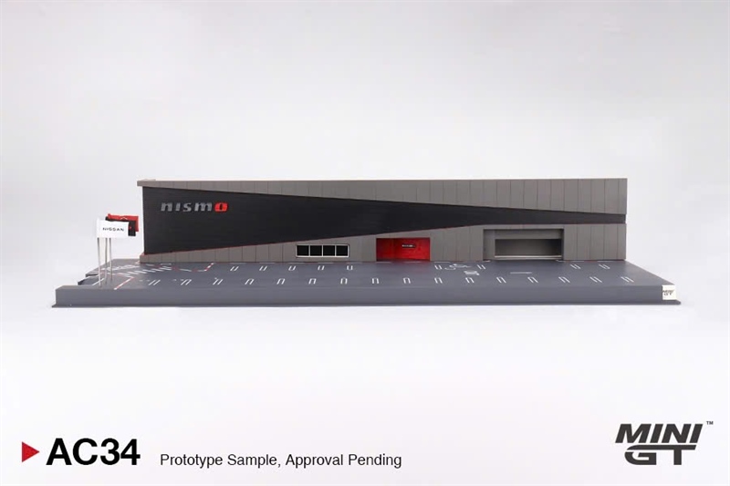 Mini GT Diorama #AC34 NISSAN MOTORSPORTS & CUSTOMIZING CO.,LTD. NISMO OPERATION 2024 IMSA Sebring 12 Hrs