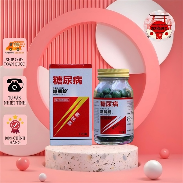 Viên Uống Trị Bệnh Tiểu Đường TOKAIJYO 170 Viên