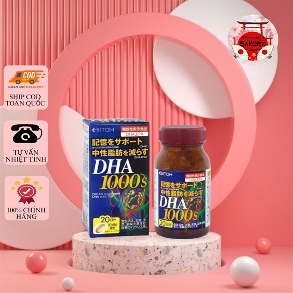 Viên uống bổ não ITOH DHA 1000mg