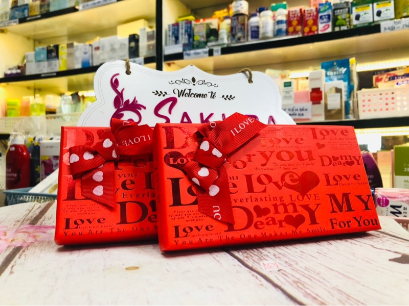 Set 4 chai nước hoa Dior JOY Mini hộp đỏ nơ mới