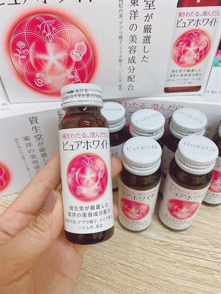 NƯỚC UỐNG TRẮNG DA SHISEIDO PURE WHITE COLLAGEN NHẬT NỘI ĐỊA