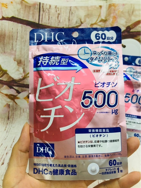 Viên uống mọc tóc Biotin DHC Sustained Release Biotin Nhật