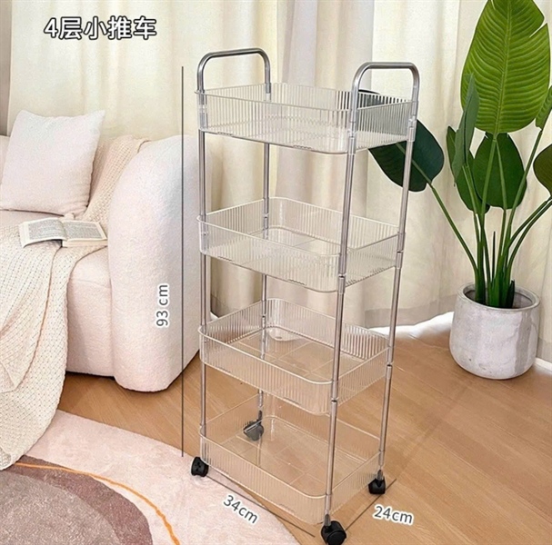 Kệ đẩy trong suốt 4