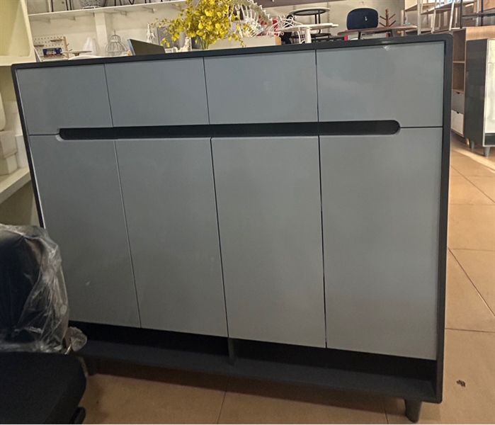 Tủ giày min xám 1m2