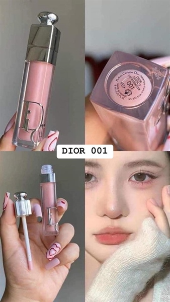Ko Vỏ Hộp - Son Dior 001 - Son Dưỡng Lip Maximizer Hồng Cam (Dưỡng Dior Collagen)
