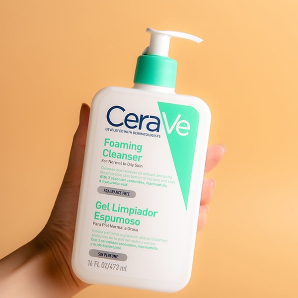 Srm _ Sữa Rửa Mặt Cerave Foaming Cleanser 473ml - Da Thường Và Da Dầu