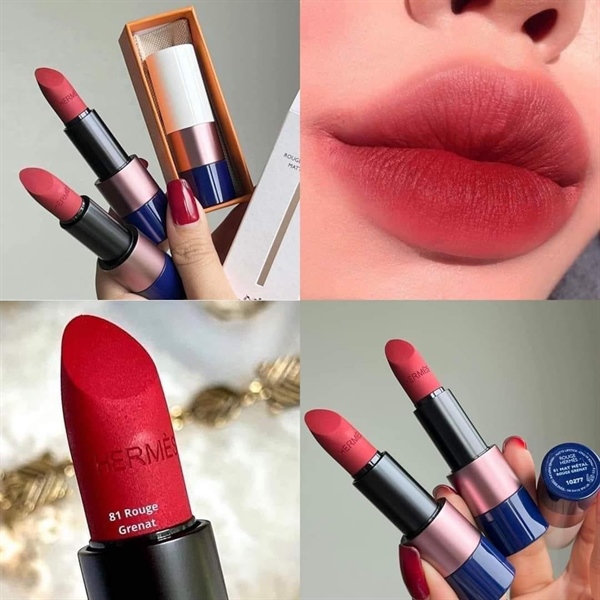 Son Hermes 81 Rouge Matte Lipstick Limited Edition #81 Rouge Grenat
