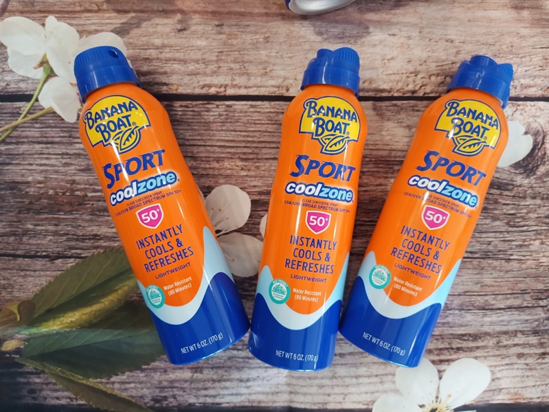 Xịt Chống Nắng Banana Boat Sport Performance SPF 50+( date 3/2028)