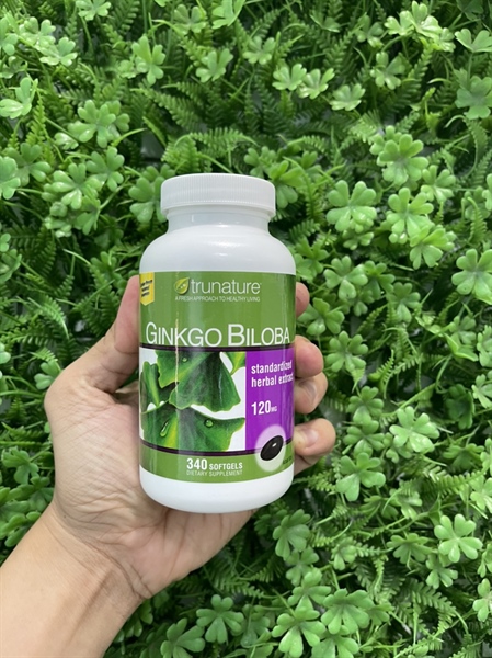 Viên Uống Bổ Não Trunature Ginkgo Biloba 120Mg 340 Viên - Date 1/28