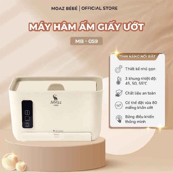 Máy làm ấm khăn ướt Moaz BéBé MB – 059