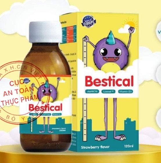 BESTICAL BỔ SUNG CANXI, VITAMIN D3, K2 120ML