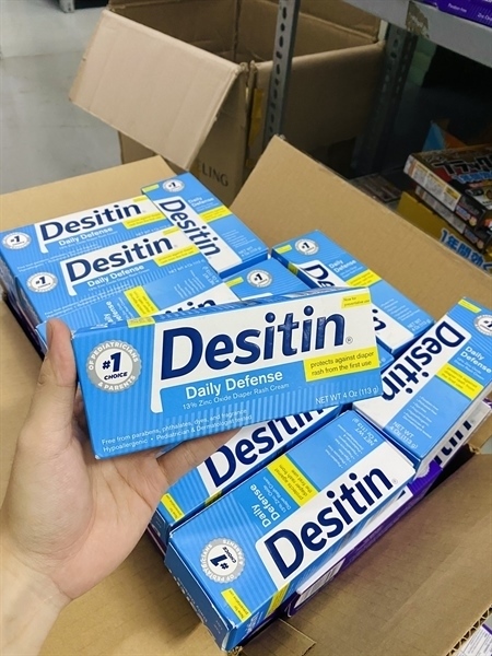 KEM TRỊ HĂM CHO BÉ DESITIN DAILY DEFENSE MÀU XANH 113G CỦA MỸ
