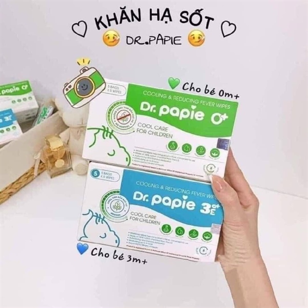 Khăn hạ sốt DR PAPIE