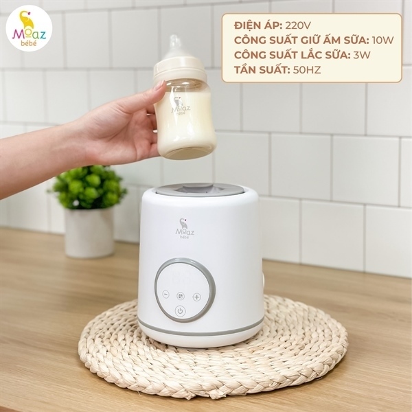 MÁY LẮC SỮA + HÂM ẤM MOAZ MB079