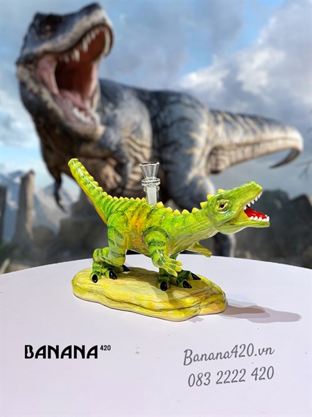 Bongs Custom Khủng Long Xanh 🦖