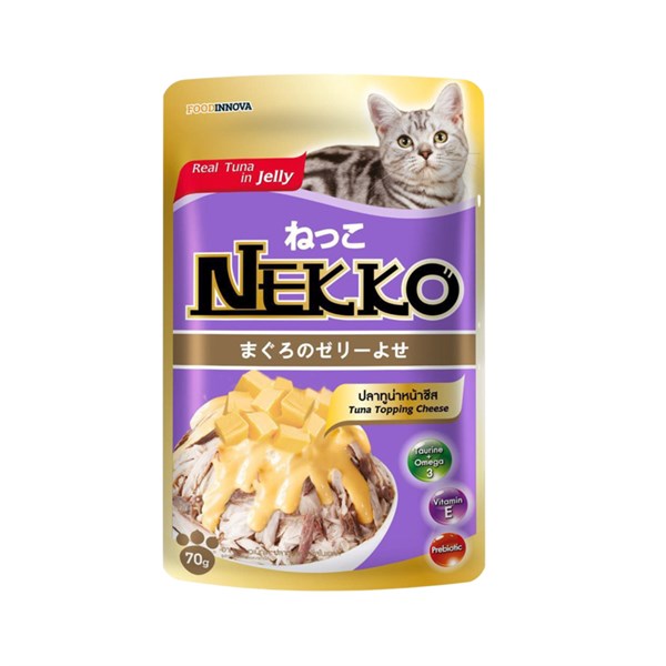 Pate Nekko Adult Cá ngừ & Phô mai 70g