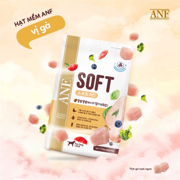 Hạt mềm Soft ANF cho chó vị Gà