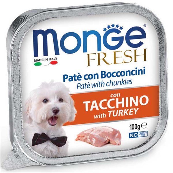 Pate Monge cho chó vị Gà Tây 100g