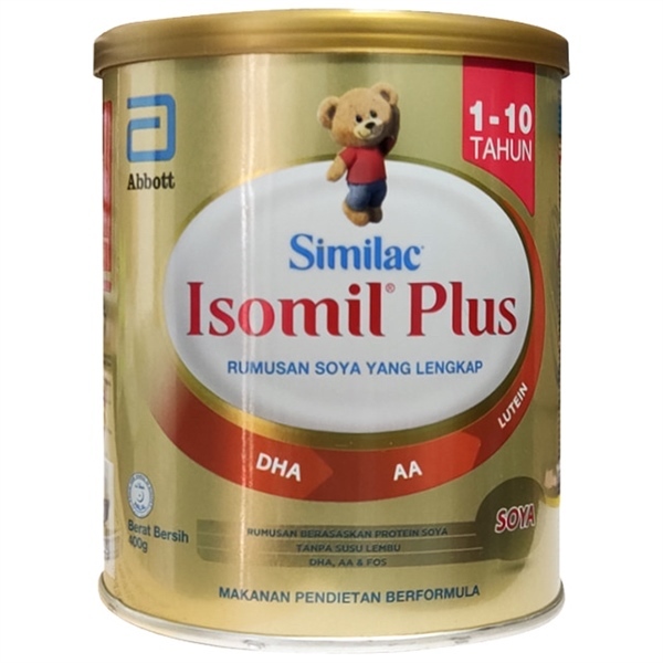 Sữa Similac ISOMIL 1-10 tuổi 400g cho bé dị ứng đạm bò
