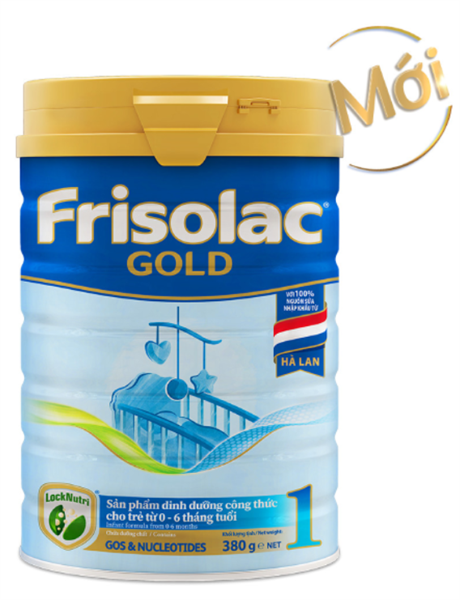 Frisolac Gold số 1 hương Vani 380g